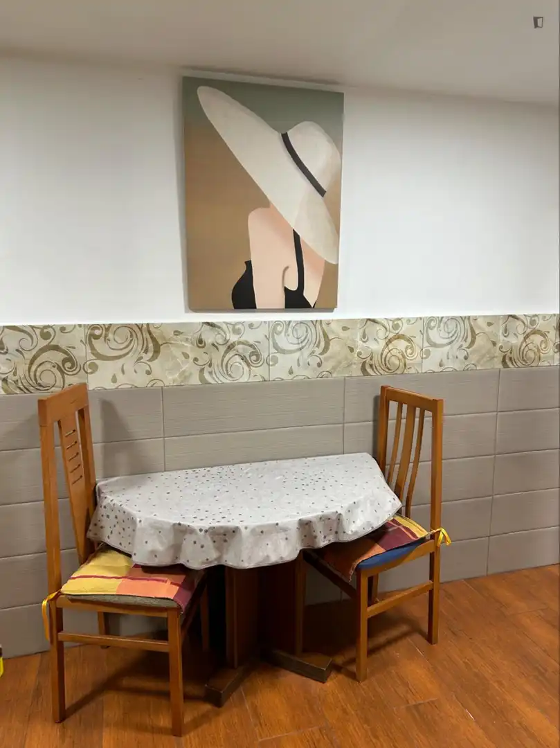 Esszimmer von Wohnung zur Miete in L'Hospitalet de Llobregat mit Klimaanlage, Heizung und Möbliert