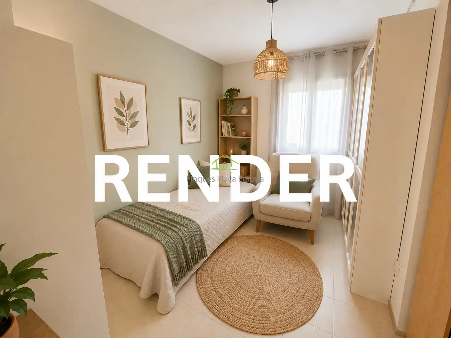 Habitación de Apartamento en venta en Santa Cristina d'Aro con Calefacción, Terraza y Balcón