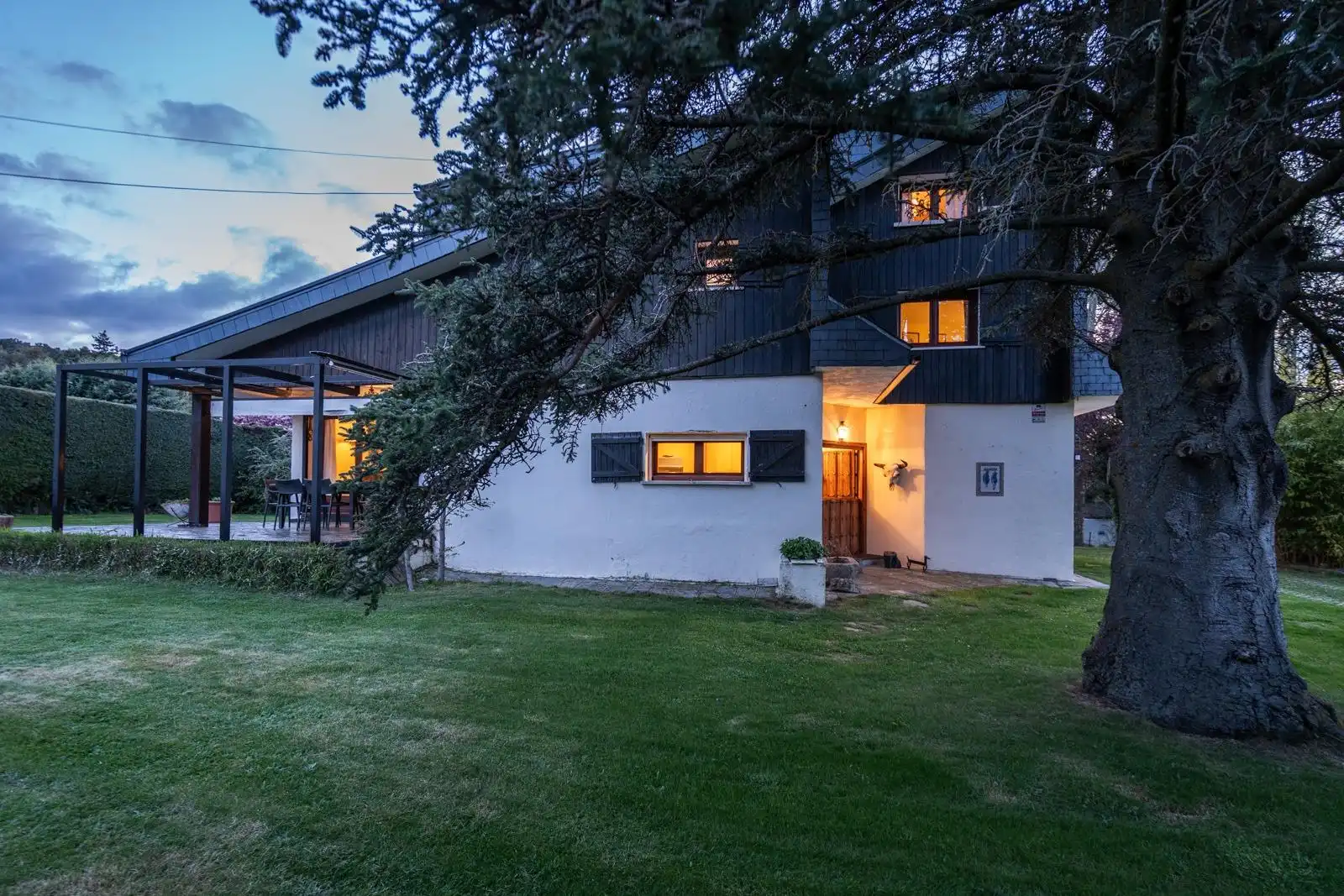 Vista exterior de Casa o chalet en venta en El Espinar con Calefacción, Jardín privado y Terraza
