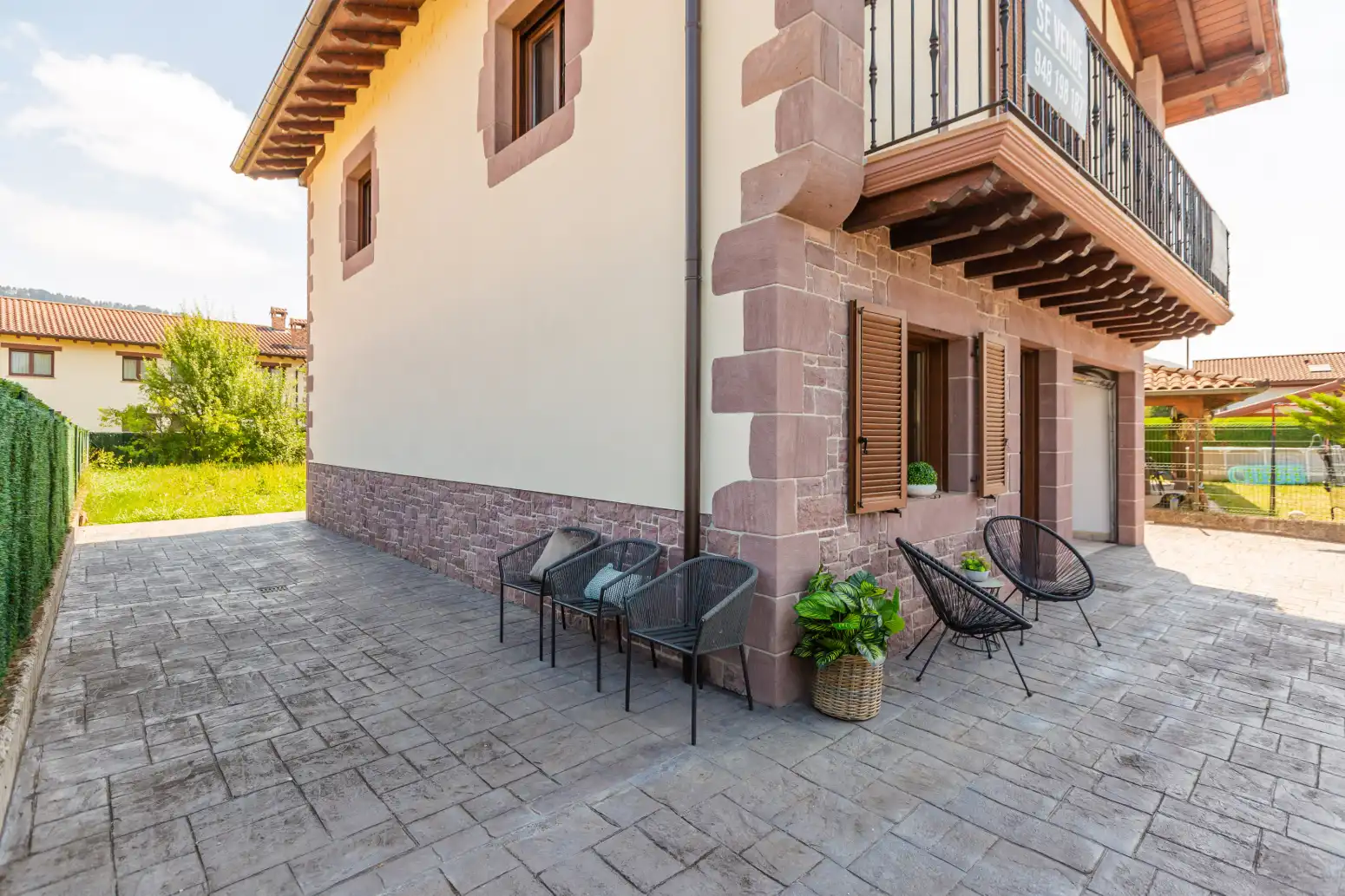 Terrassa de Casa o xalet en venda en Baztan amb Calefacció, Jardí privat i Parquet