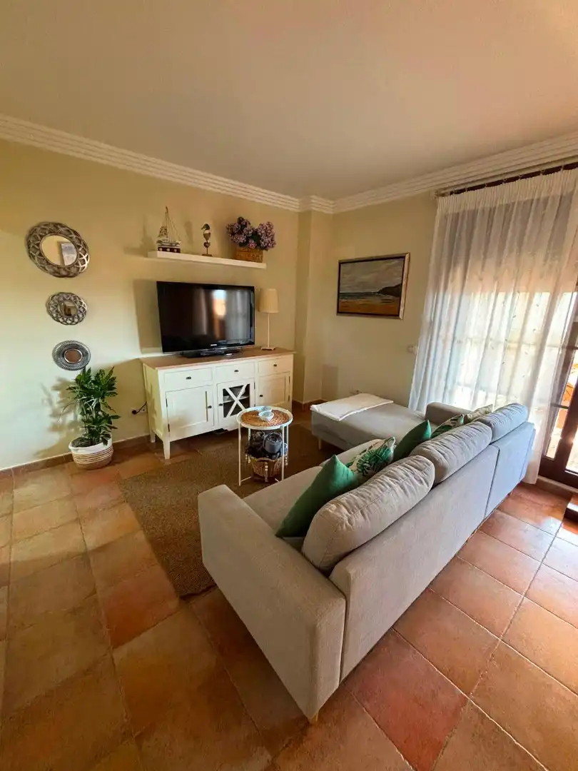 Living room of Flat for sale in Ayamonte  with Private garden, Terrace and Furnished