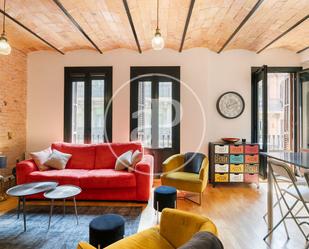 Living room of Flat for sale in  Barcelona Capital  with Heating and Balcony