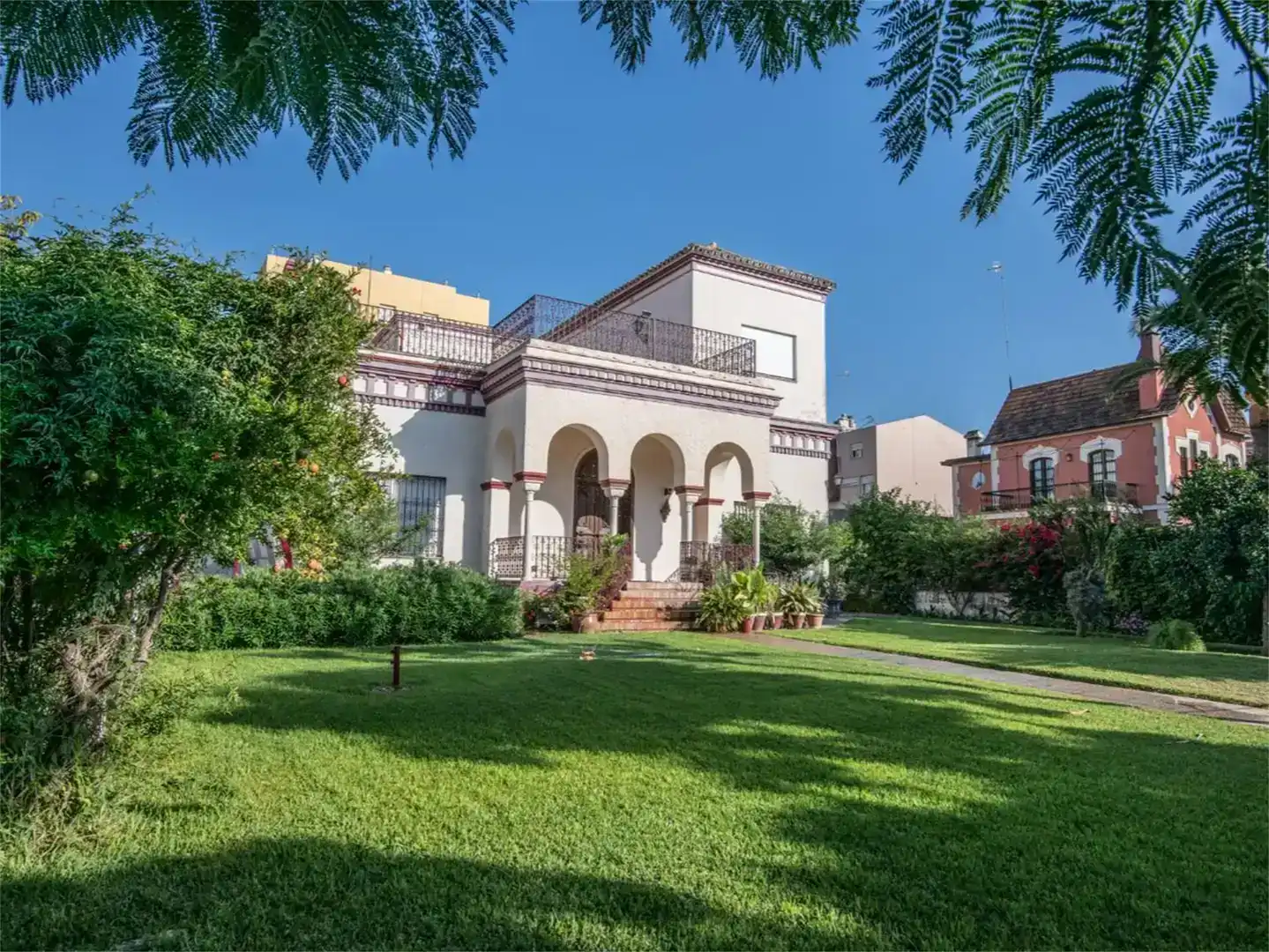Vista exterior de Casa o chalet en venta en Sanlúcar de Barrameda con Aire acondicionado, Jardín privado y Trastero