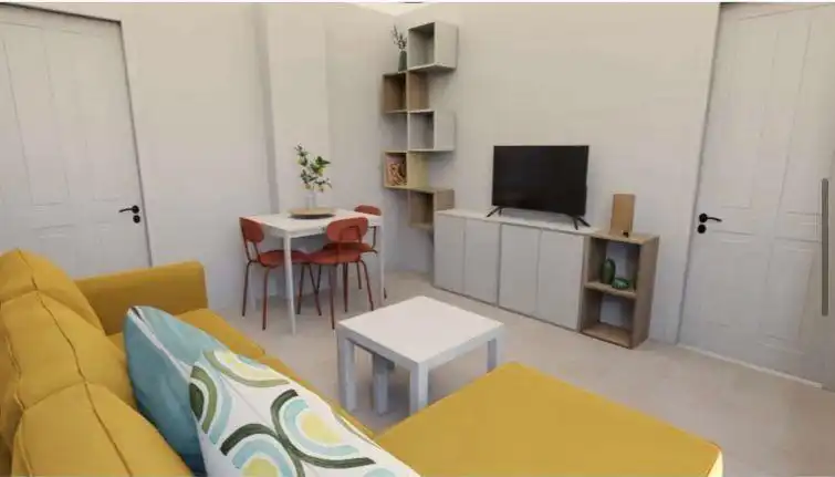 Living room of Flat for rent in Granada  with Heating and Furnished