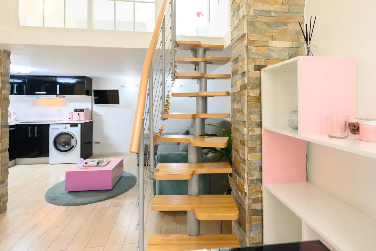 Maisonette zur Miete in Madrid mit Klimaanlage, Möbliert und Internet