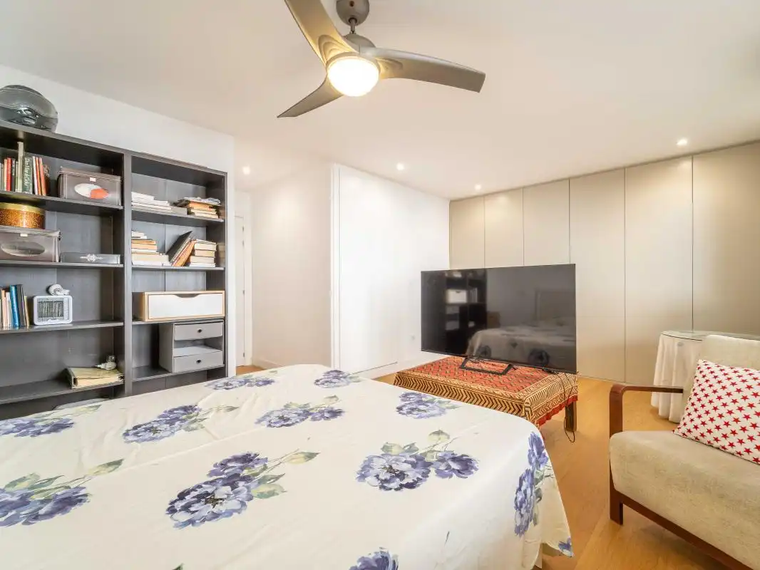 Bedroom of Flat for sale in Málaga  with Air Conditioner, Heating and Furnished