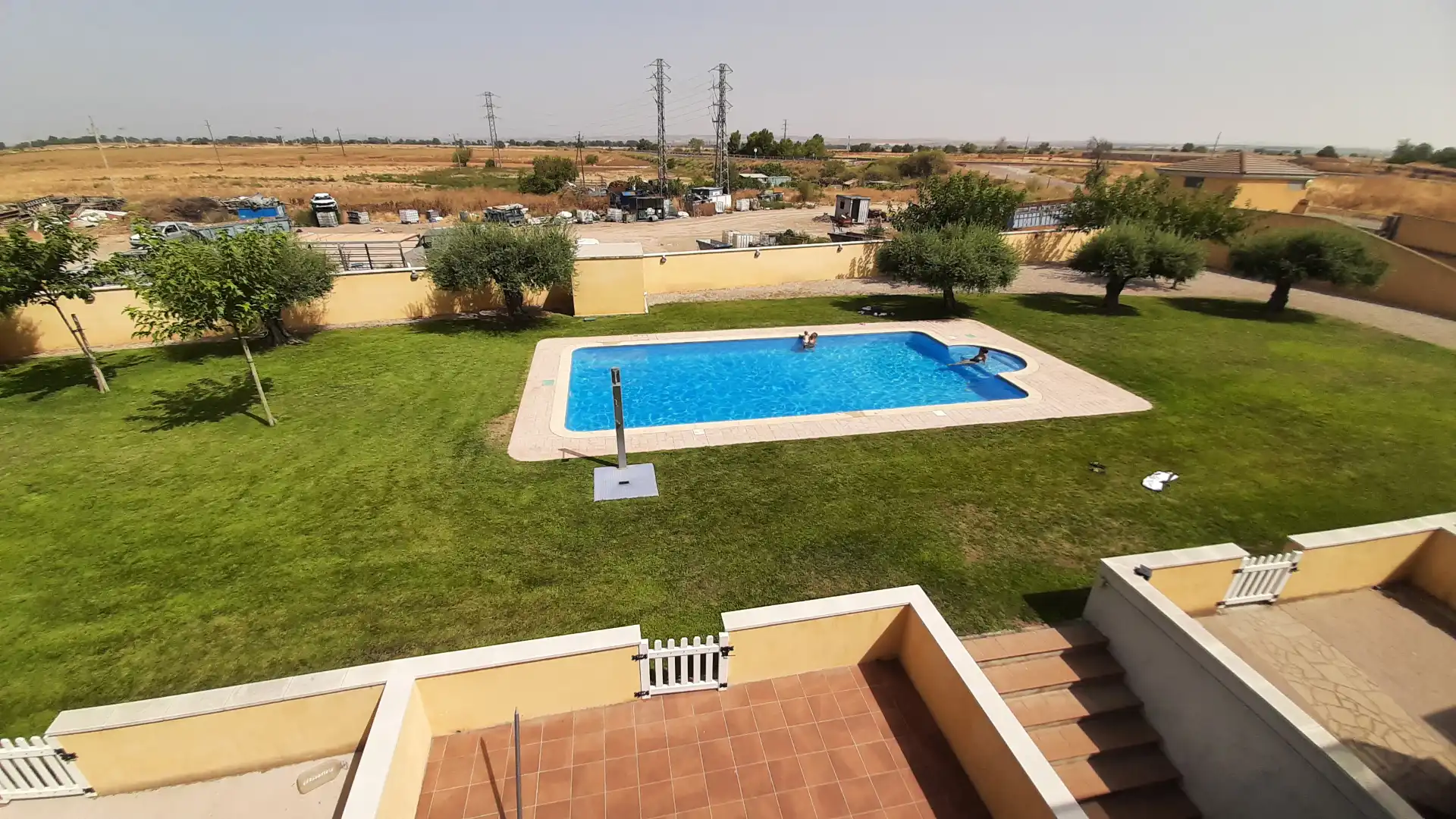 Schwimmbecken von Wohnung zum Verkauf in Anglesola mit Heizung, Privatgarten und Terrasse