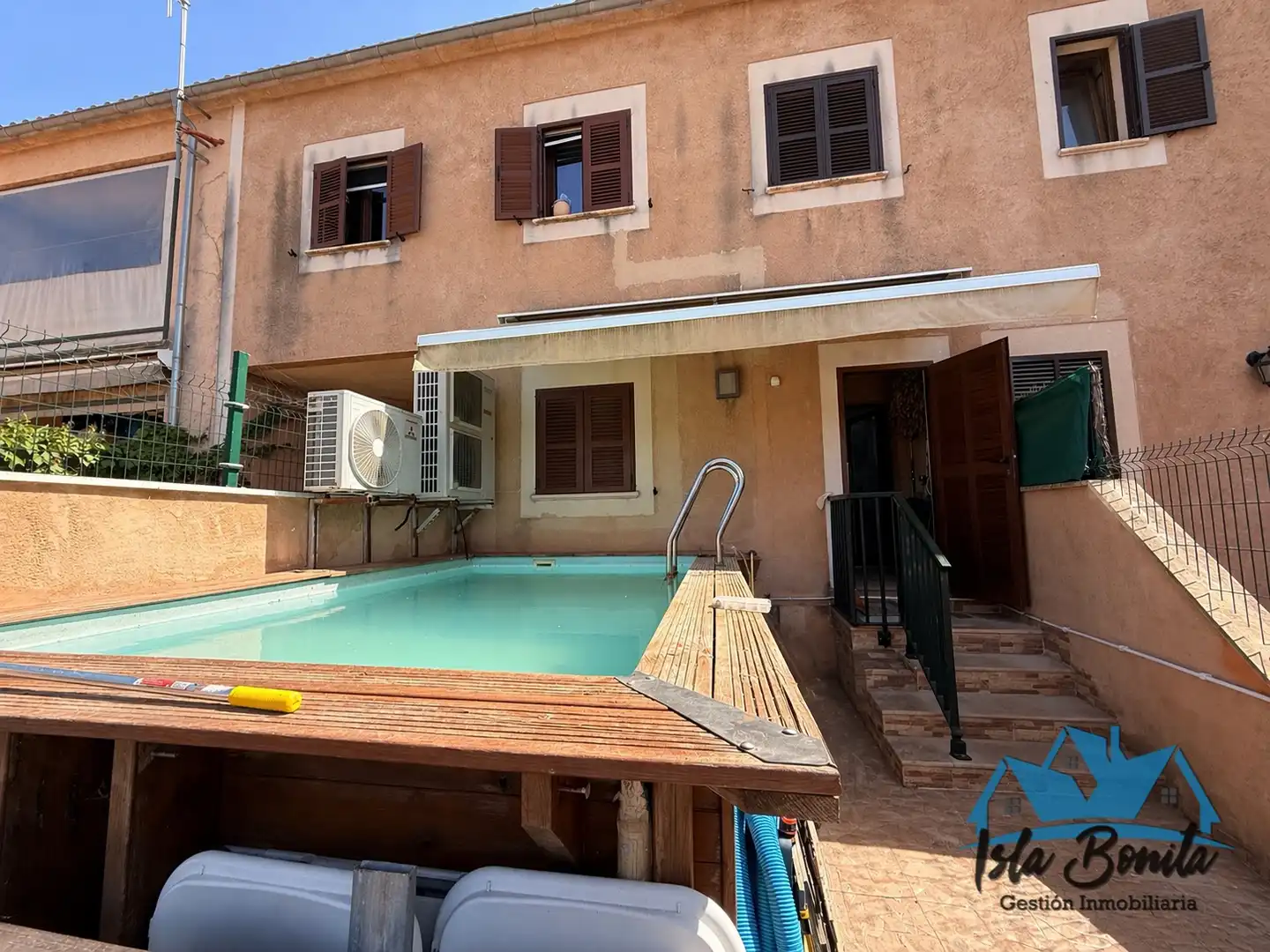 Piscina de Casa adosada en venta en Marratxí con Aire acondicionado, Calefacción y Terraza