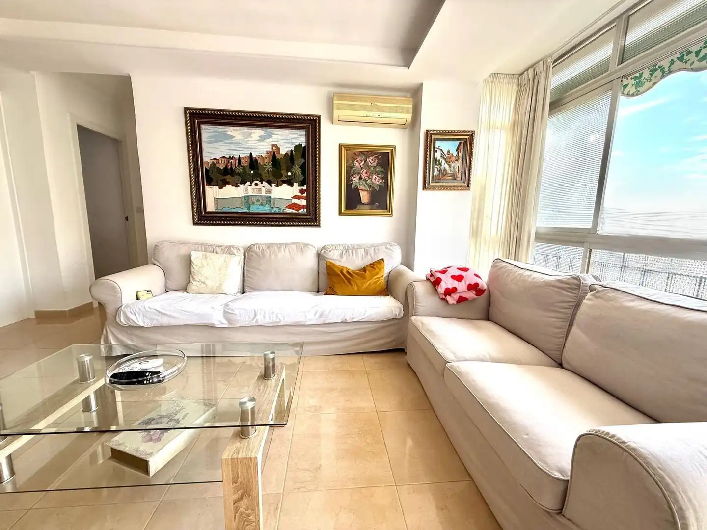 Sala d'estar de Pis en venda en Málaga amb Aire condicionat, Calefacció i Terrassa