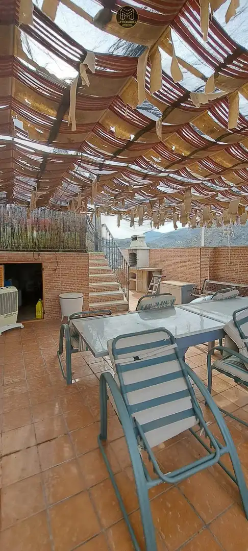Terrassa de Casa o xalet en venda en Cárcheles amb Aire condicionat, Jardí privat i Terrassa