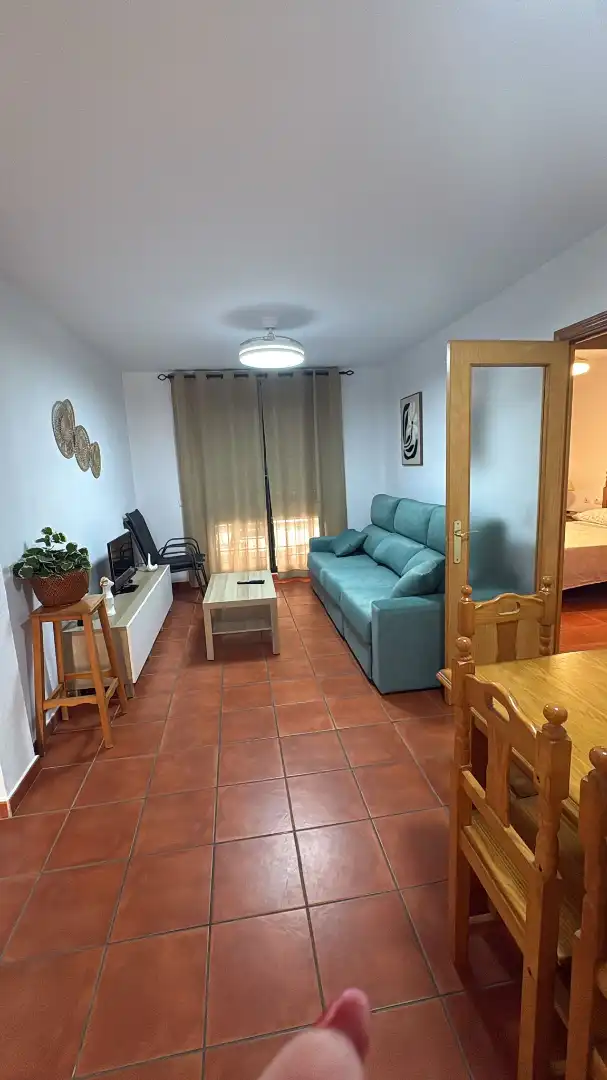 Sala de estar de Apartamento de alquiler en Chiclana de la Frontera con Terraza, Trastero y Amueblado