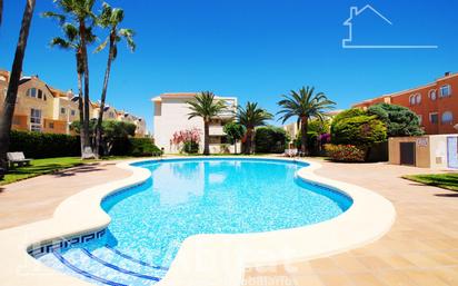 Swimming pool of Attic for sale in Dénia  with Air Conditioner, Heating and Private garden