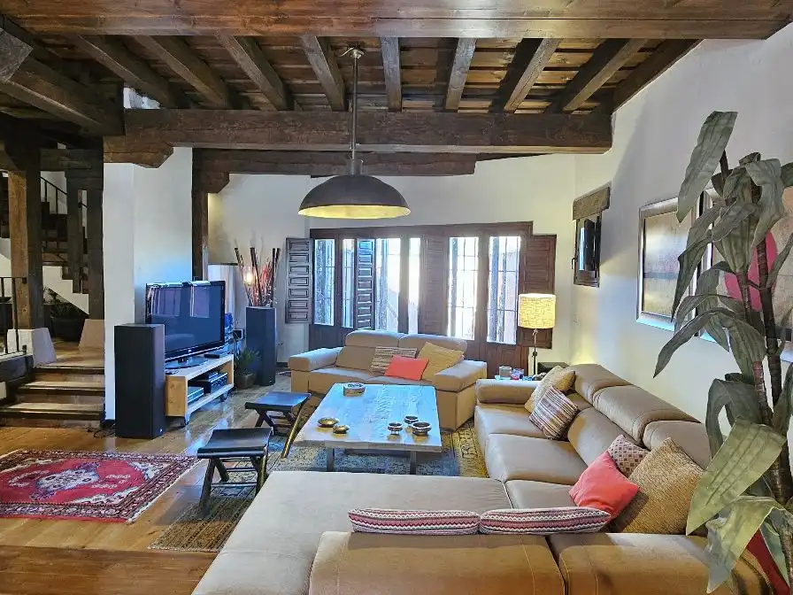 Sala d'estar de Casa o xalet en venda en Riaza, Segovia
