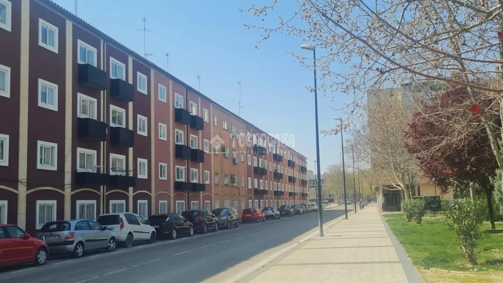 Exterior view of Flat for sale in  Zaragoza Capital  with Air Conditioner