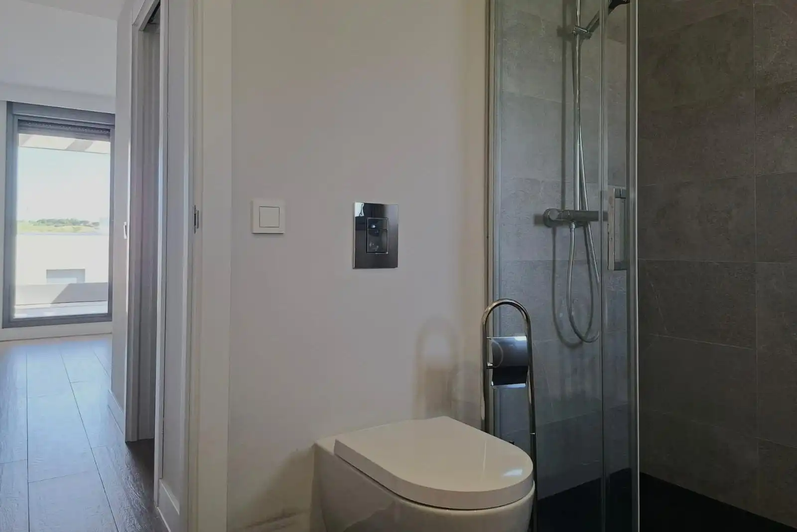Bathroom of Attic for rent in Boadilla del Monte  with Terrace, Storage room and Community pool