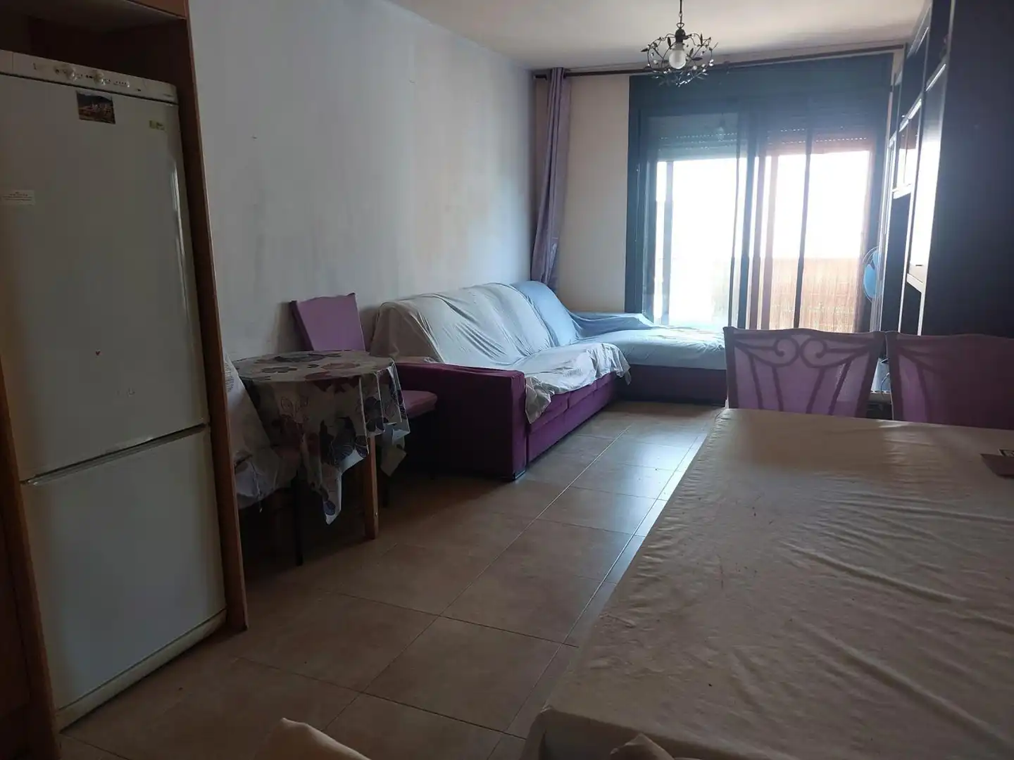 Sala de estar de Piso en venta en Horta de Sant Joan con Balcón