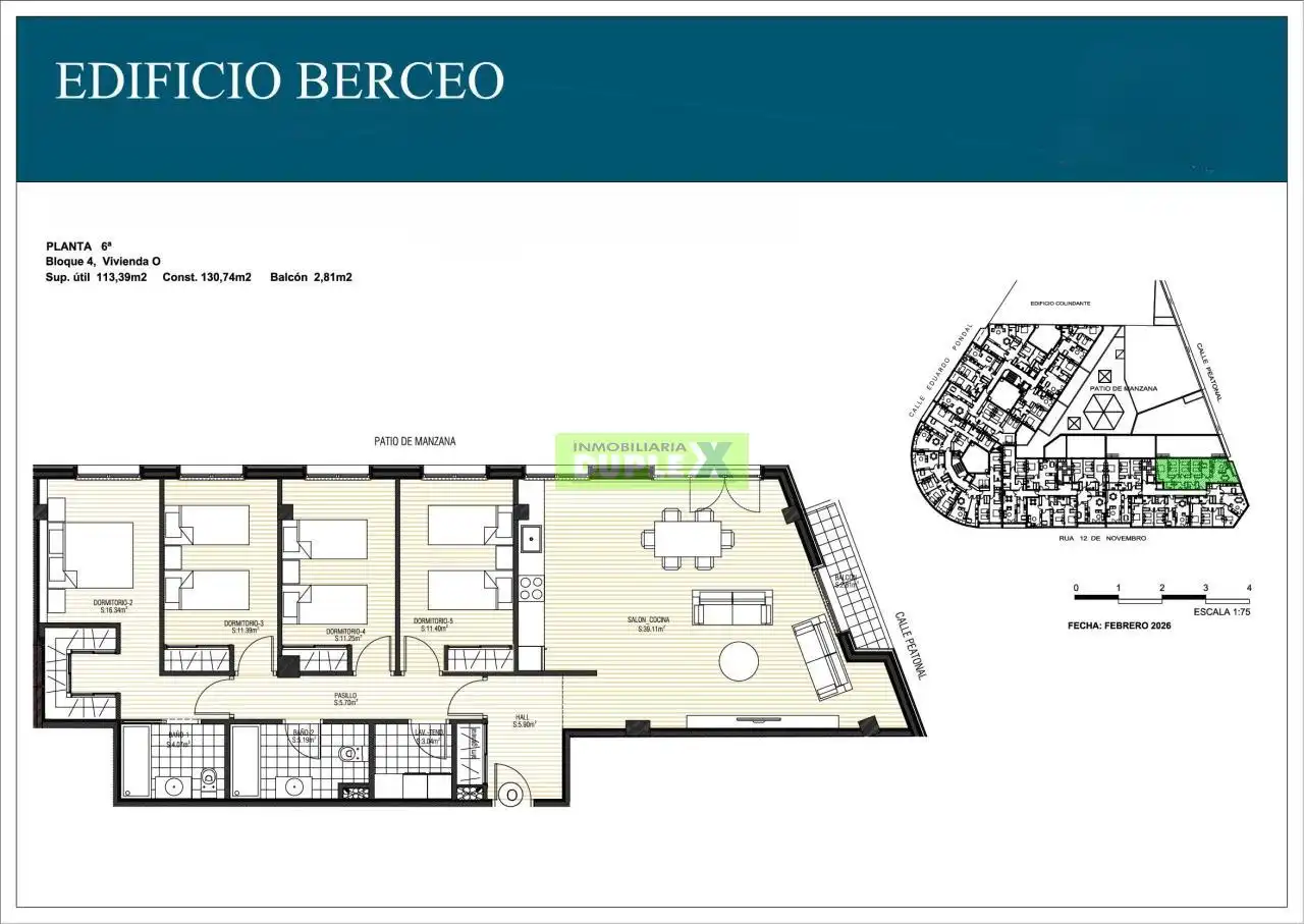 Piso en venta en Pontevedra Capital  con Calefacción, Terraza y Balcón