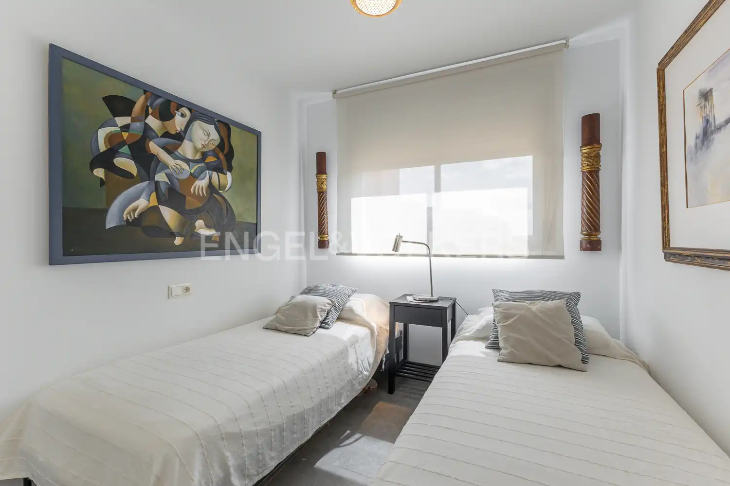 Bedroom of Flat for rent in El Verger  with Air Conditioner, Heating and Private garden