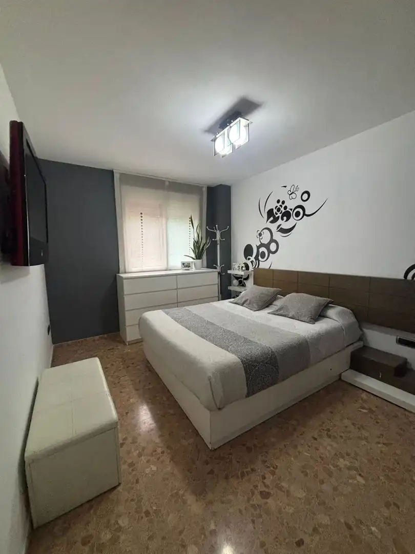 Schlafzimmer von Wohnung zum Verkauf in Burriana / Borriana mit Klimaanlage, Heizung und Terrasse
