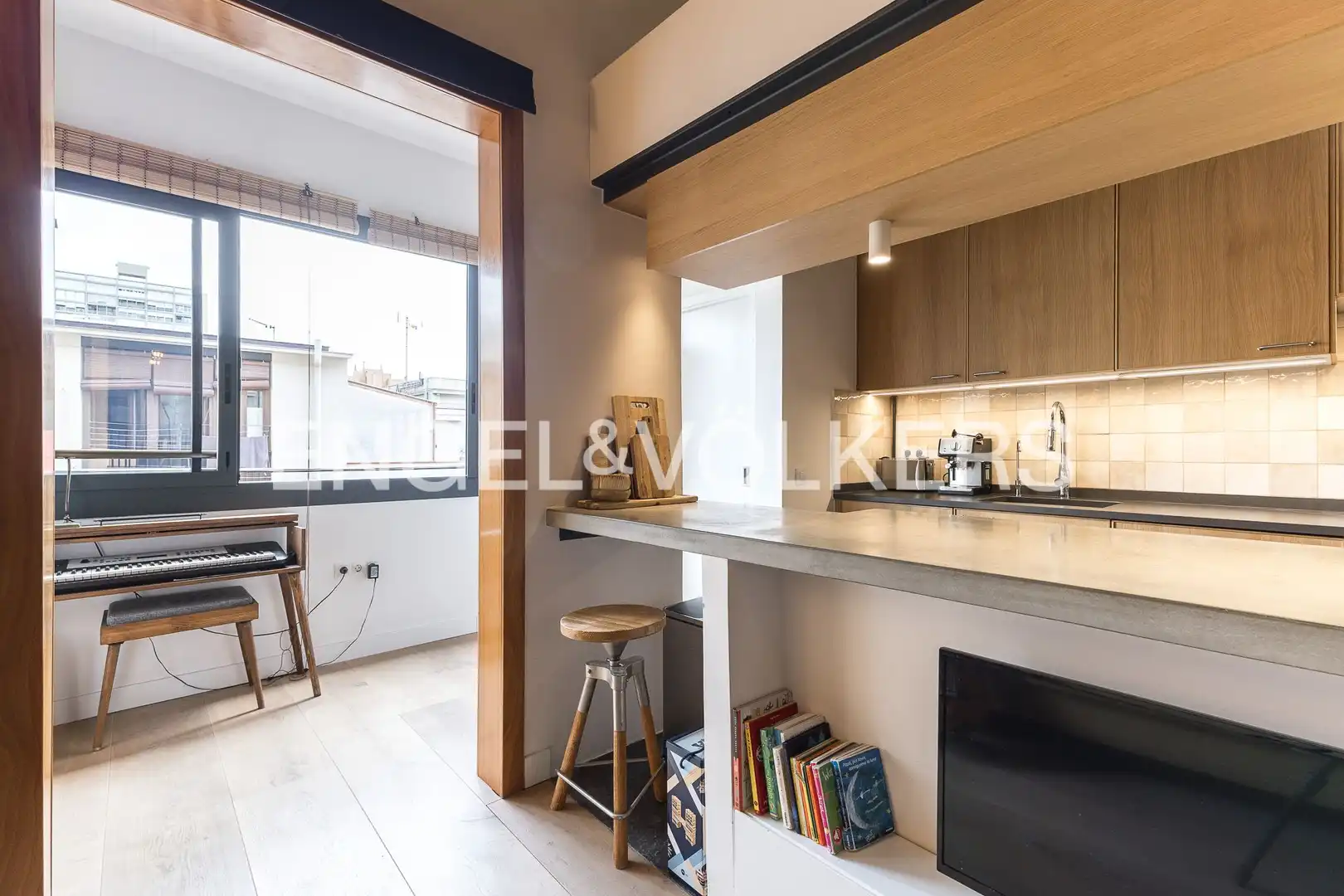 Cocina de Piso en venta en Barcelona con Aire acondicionado, Calefacción y Amueblado