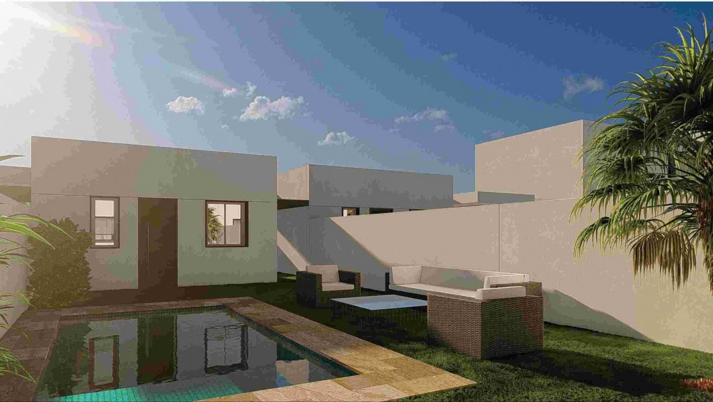 Garden of Single-family semi-detached for sale in Plasencia  with Heating, Private garden and Terrace