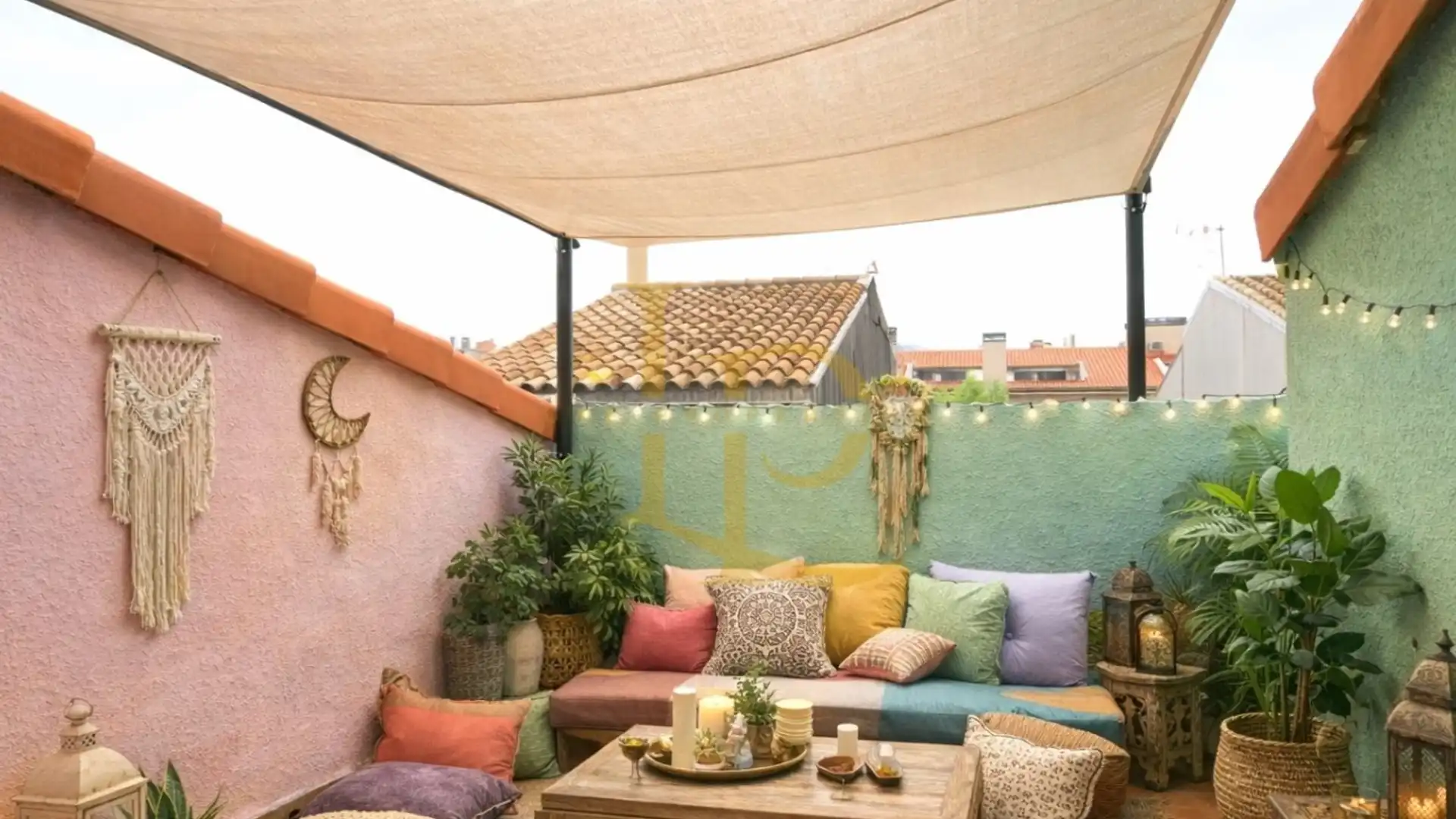 Terrace of Duplex for sale in Rubí  with Heating, Terrace and Oven