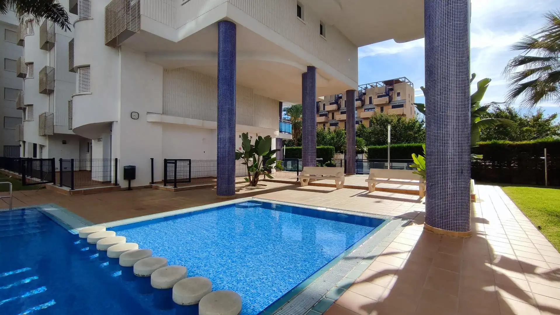 Schwimmbecken von Wohnungen zum Verkauf in Daimús mit Gemeinschaftspool