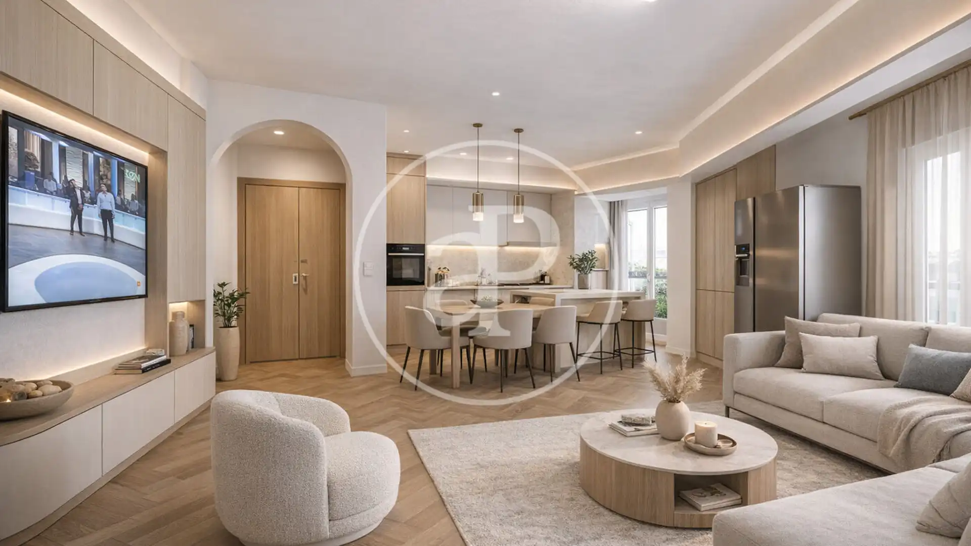 Sala de estar de Piso en venta en  Palma de Mallorca con Aire acondicionado, Terraza y Balcón