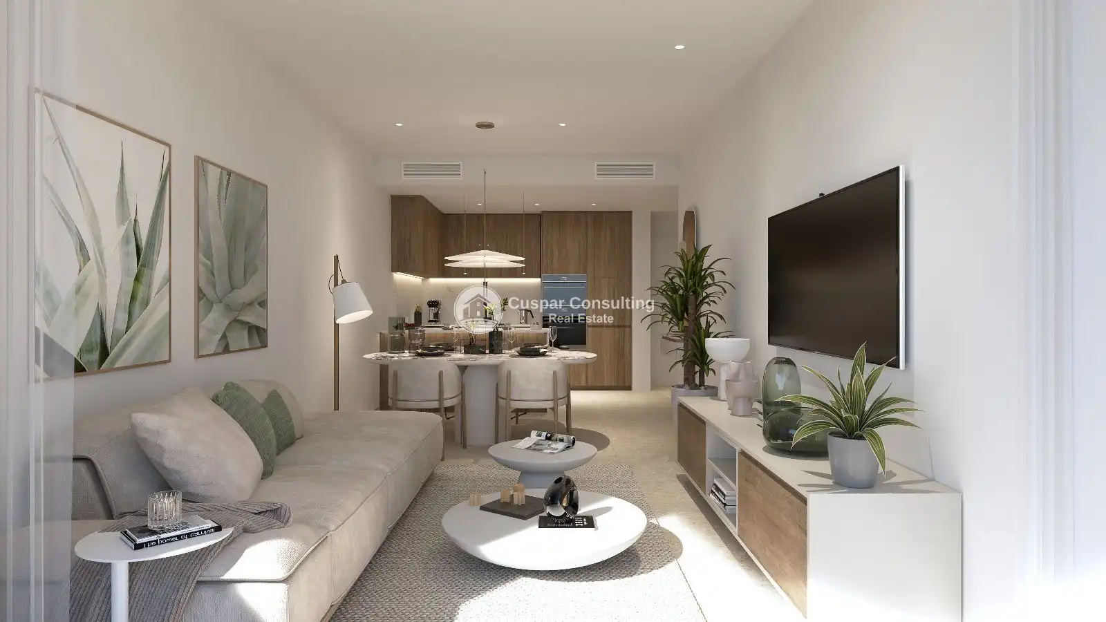 Sala d'estar de Apartament en venda en Pilar de la Horadada amb Aire condicionat, Calefacció i Terrassa