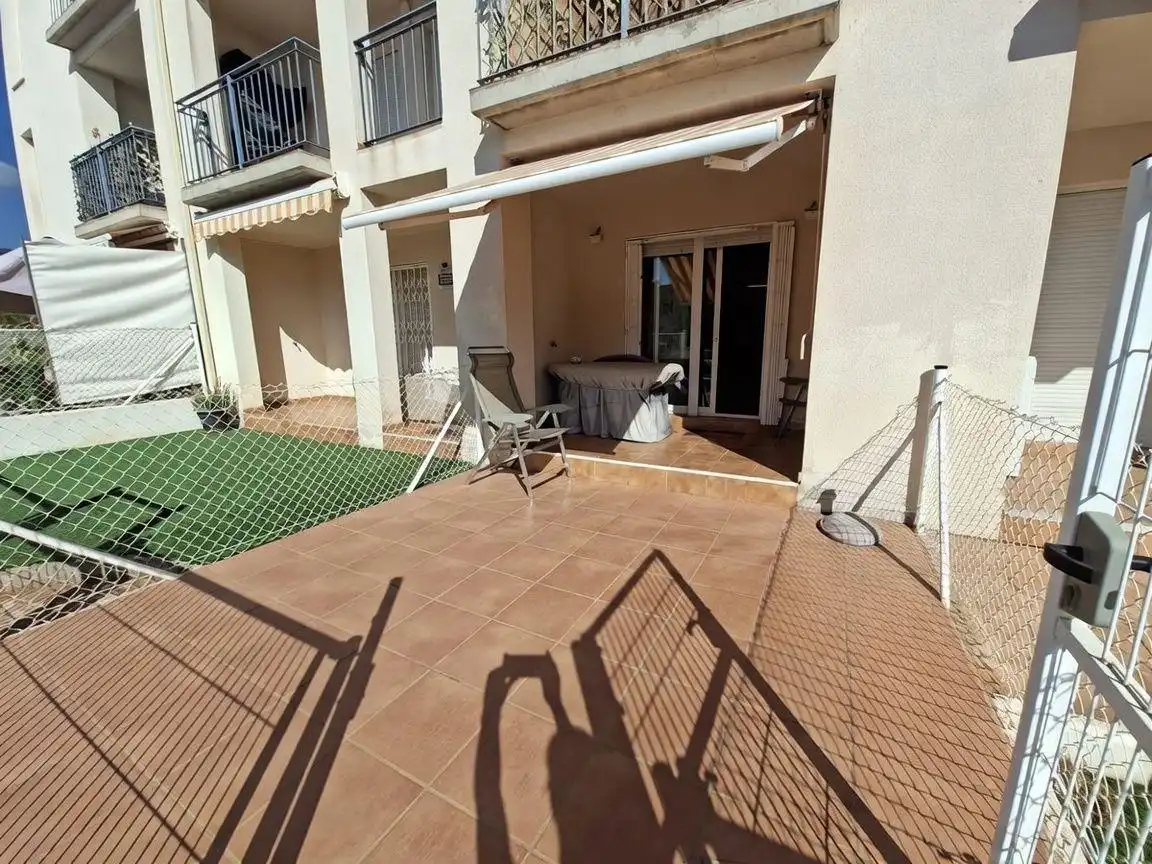 Terrasse von Erdgeschoss zum Verkauf in Alcanar mit Terrasse, Möbliert und Gemeinschaftspool