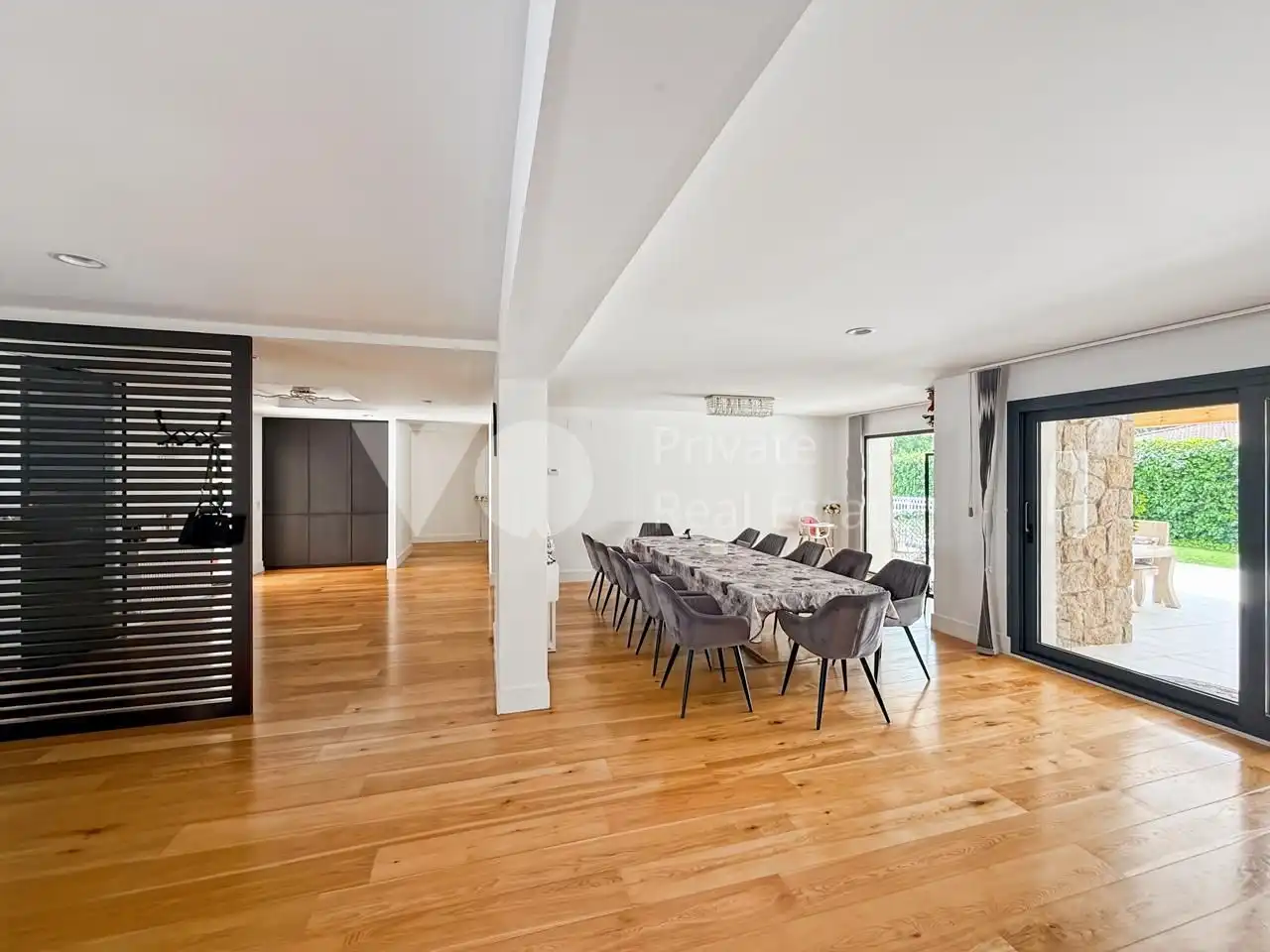 Dining room of Houses for sale in Villanueva de la Cañada  with Air Conditioner, Heating and Private garden