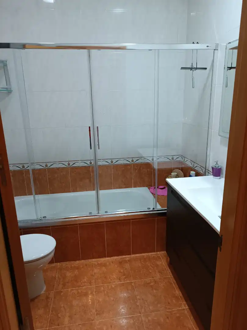Bany de Casa o xalet en venda en La Guijarrosa amb Aire condicionat, Terrassa i Moblat