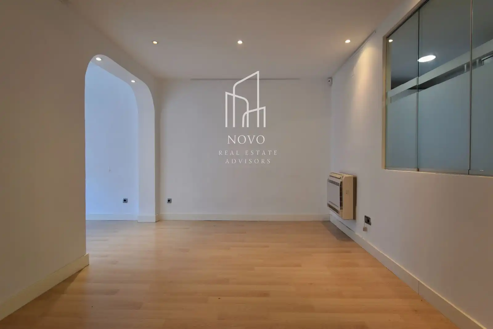 Wohnzimmer von Wohnung zur Miete in Madrid mit Klimaanlage, Heizung und Terrasse
