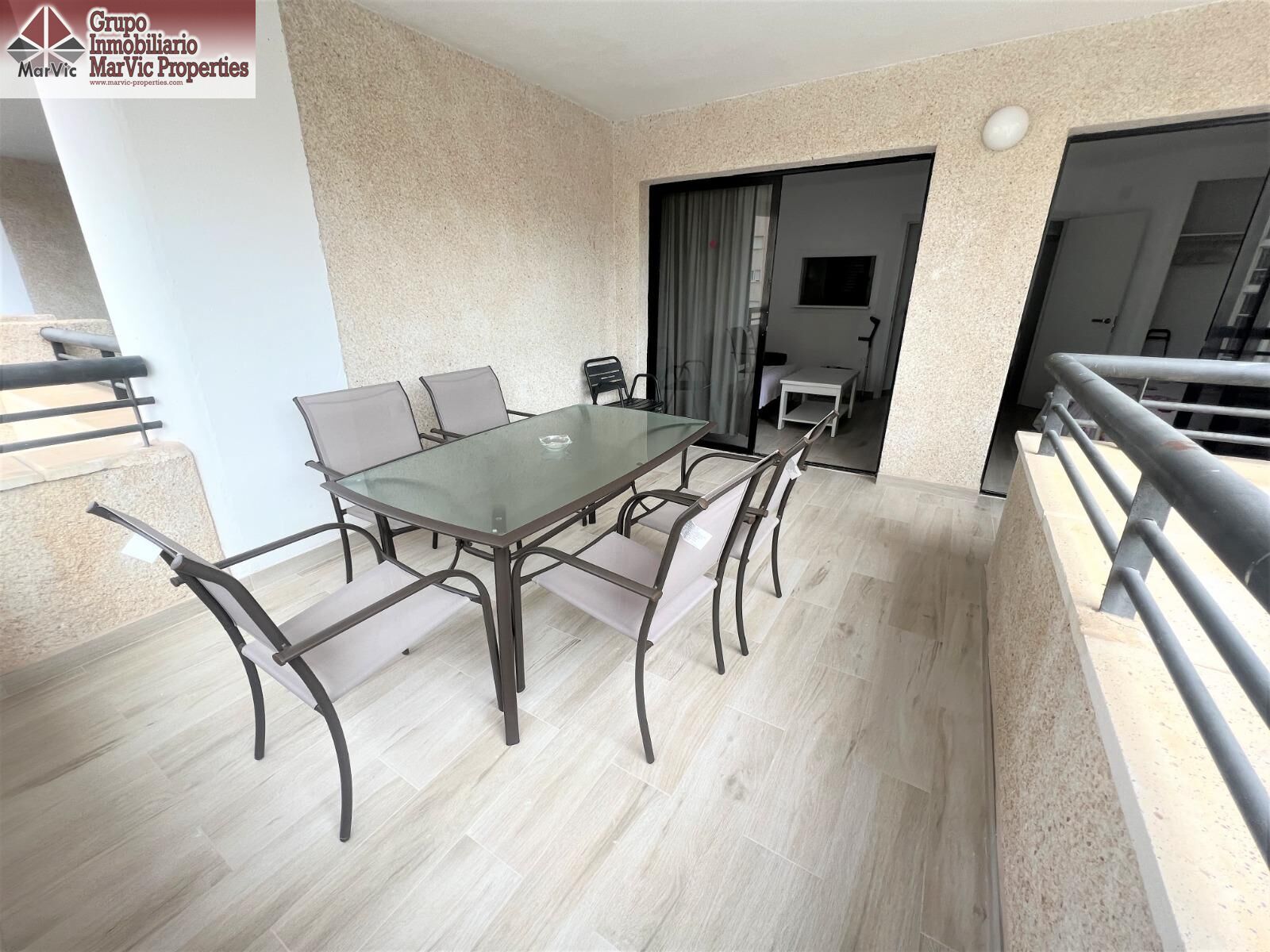 Terrace of Flat for sale in Benidorm  with Air Conditioner, Terrace and Furnished