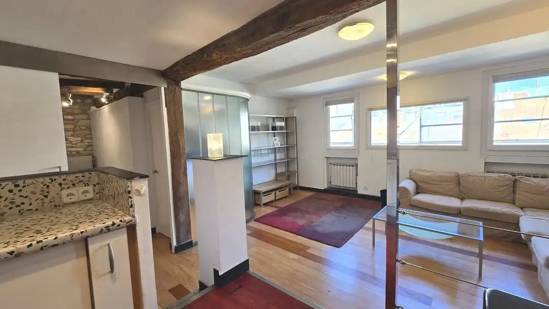 Wohnzimmer von Wohnung zum Verkauf in Donostia - San Sebastián  mit Heizung