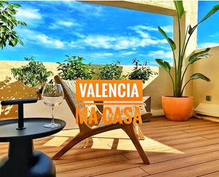 Terrace of Attic to rent in  Valencia Capital  with Air Conditioner, Terrace and Balcony