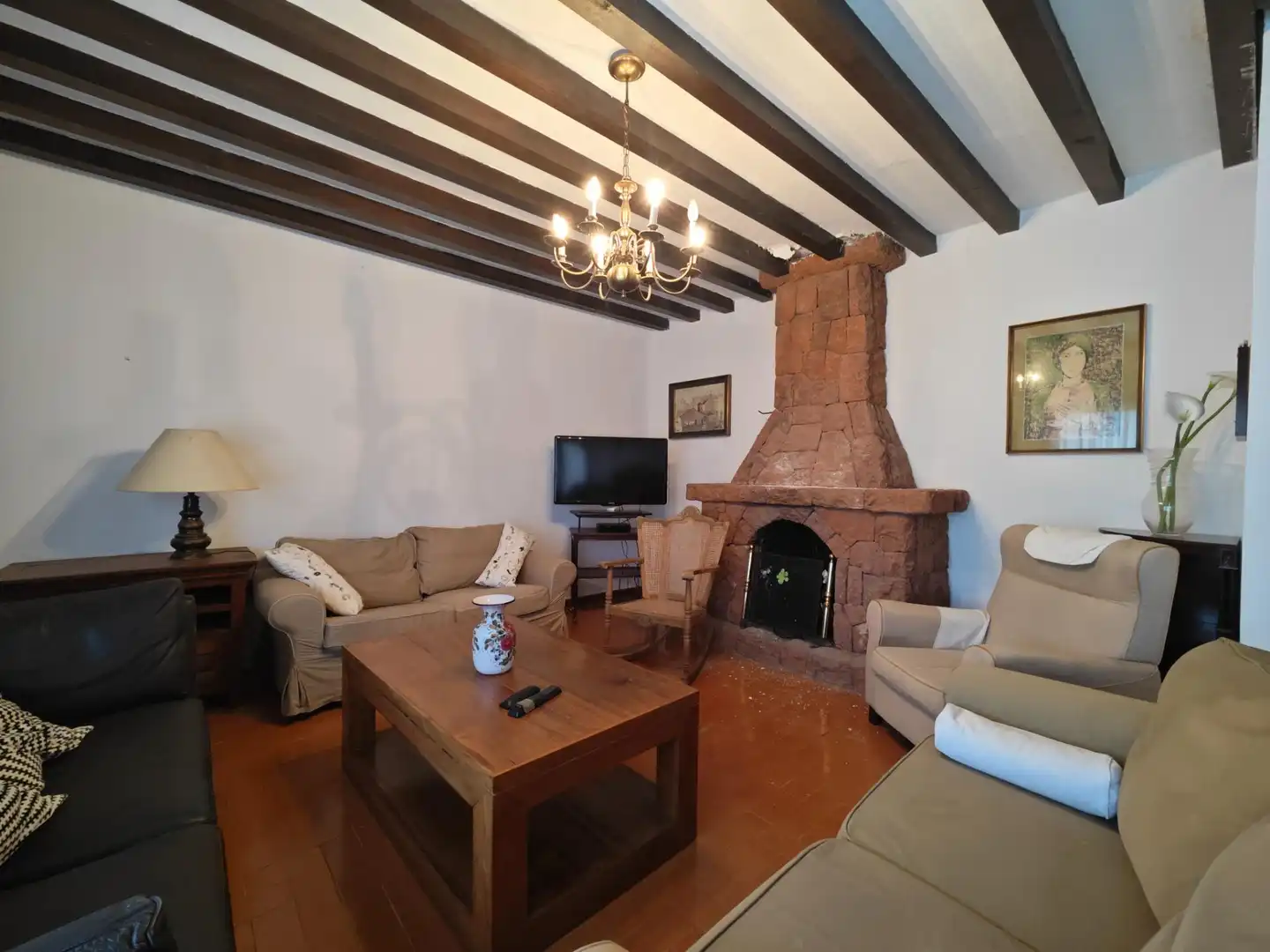 Sala d'estar de Casa o xalet en venda en Santa Brígida amb Piscina comunitària