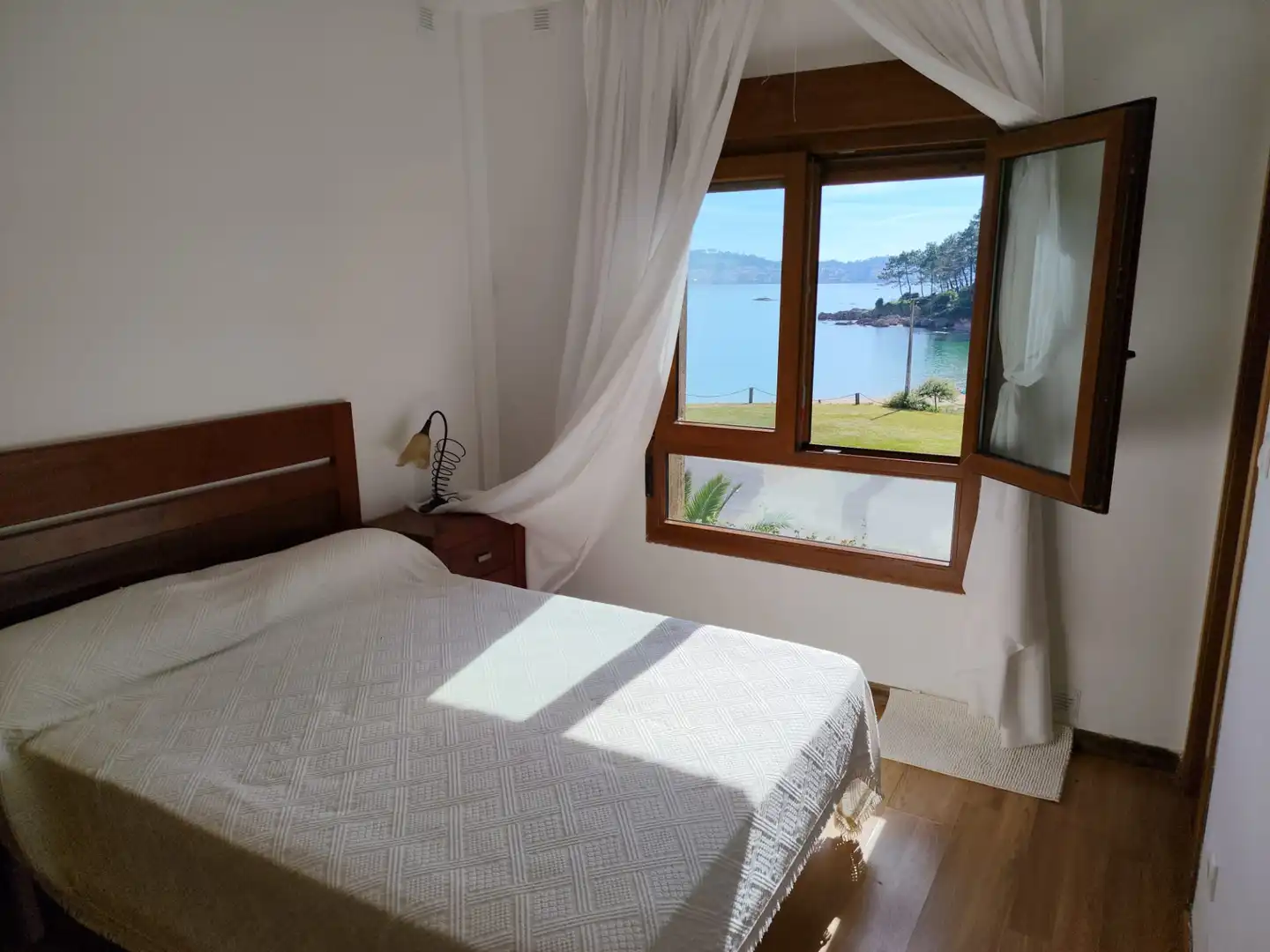Schlafzimmer von Wohnung zur Miete in Ribeira mit Heizung, Privatgarten und Parkett