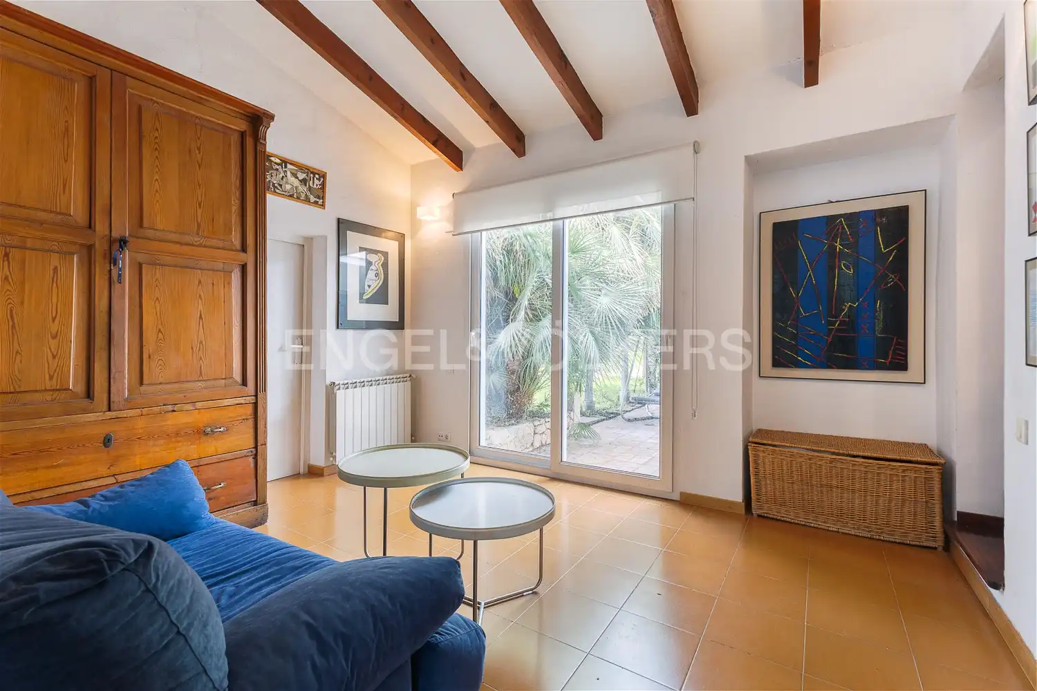 Living room of Houses for sale in Dénia  with Heating, Private garden and Parquet flooring