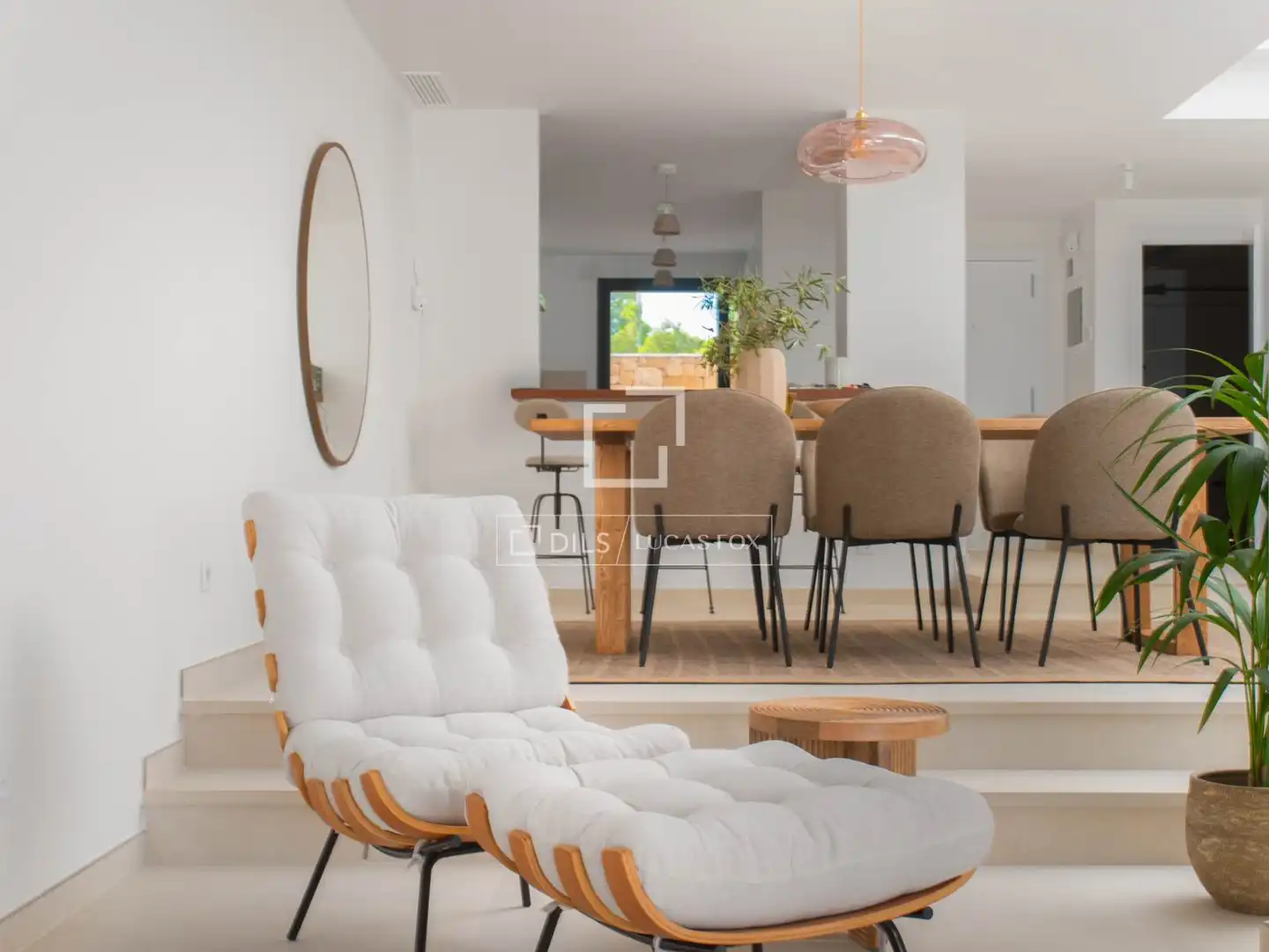 Sala d'estar de Casa o xalet en venda en Sant Josep de sa Talaia amb Aire condicionat, Jardí privat i Terrassa