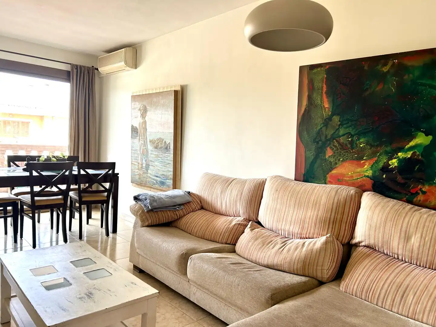 Sala d'estar de Pis en venda en Santa Margalida amb Terrassa, Moblat i Forn