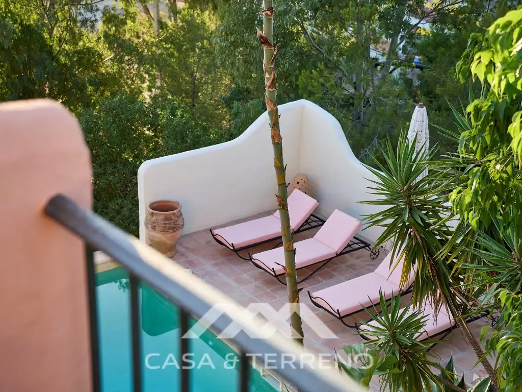 Terraza de Casa o chalet en venta en Comares con Aire acondicionado, Terraza y Piscina