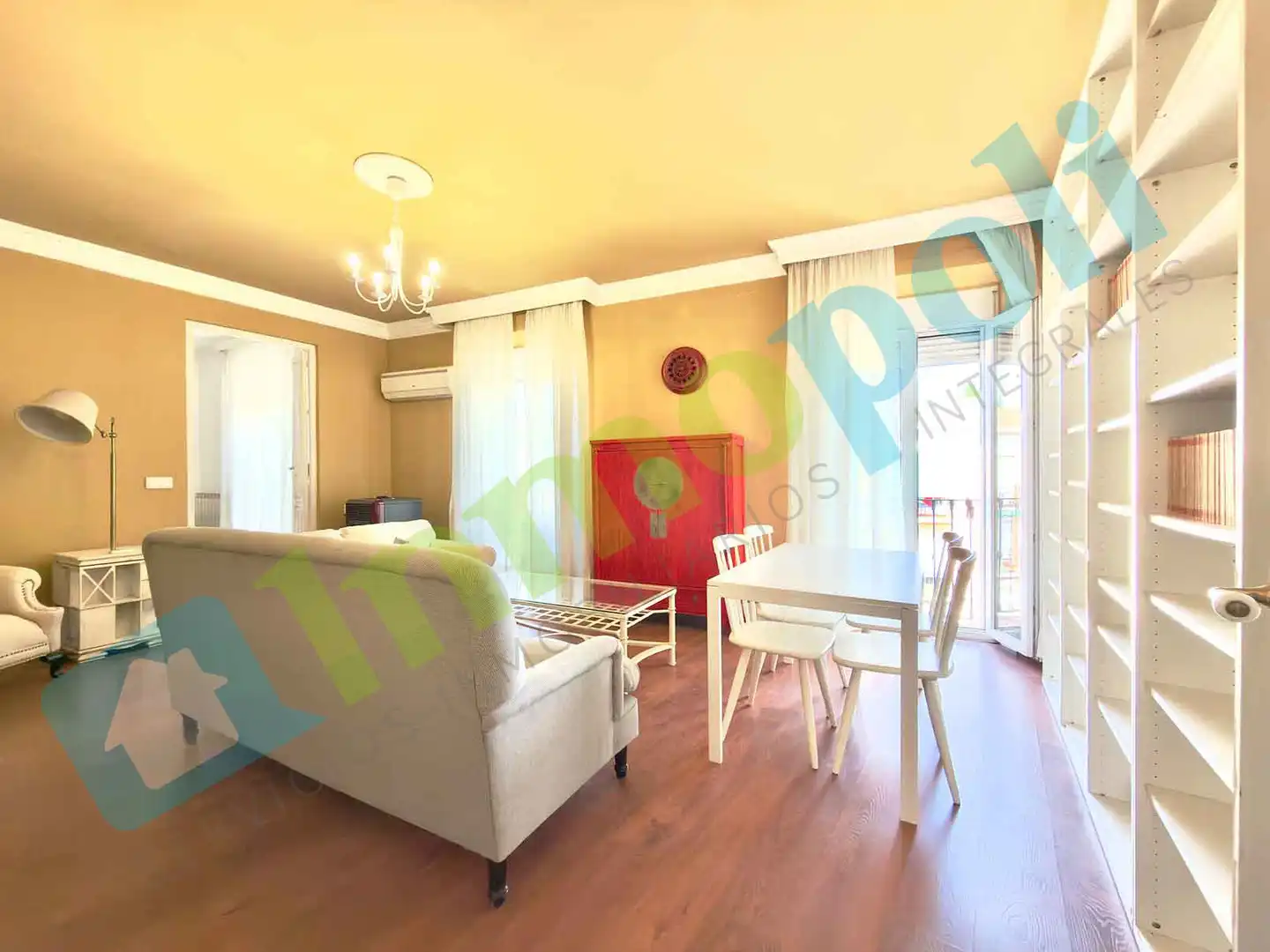 Bedroom of Flat for rent in Badajoz  with Air Conditioner, Heating and Furnished