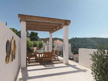 Apartamento con piscina en venta en Benahavís pueblo