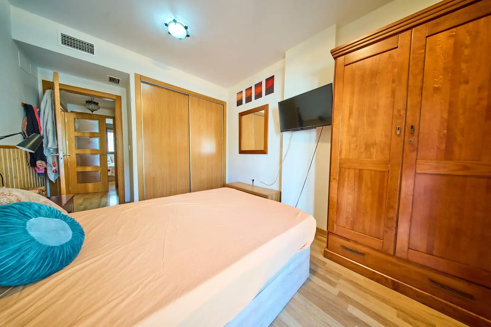 Bedroom of Flat for sale in Güéjar Sierra  with Air Conditioner and Community pool