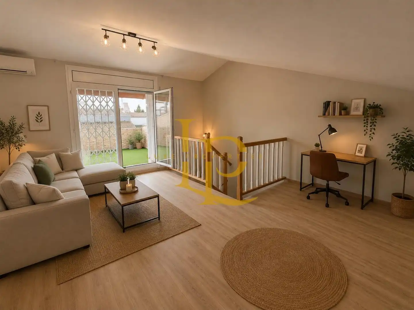 Sala de estar de Casa o chalet en venta en Rubí con Aire acondicionado, Calefacción y Terraza