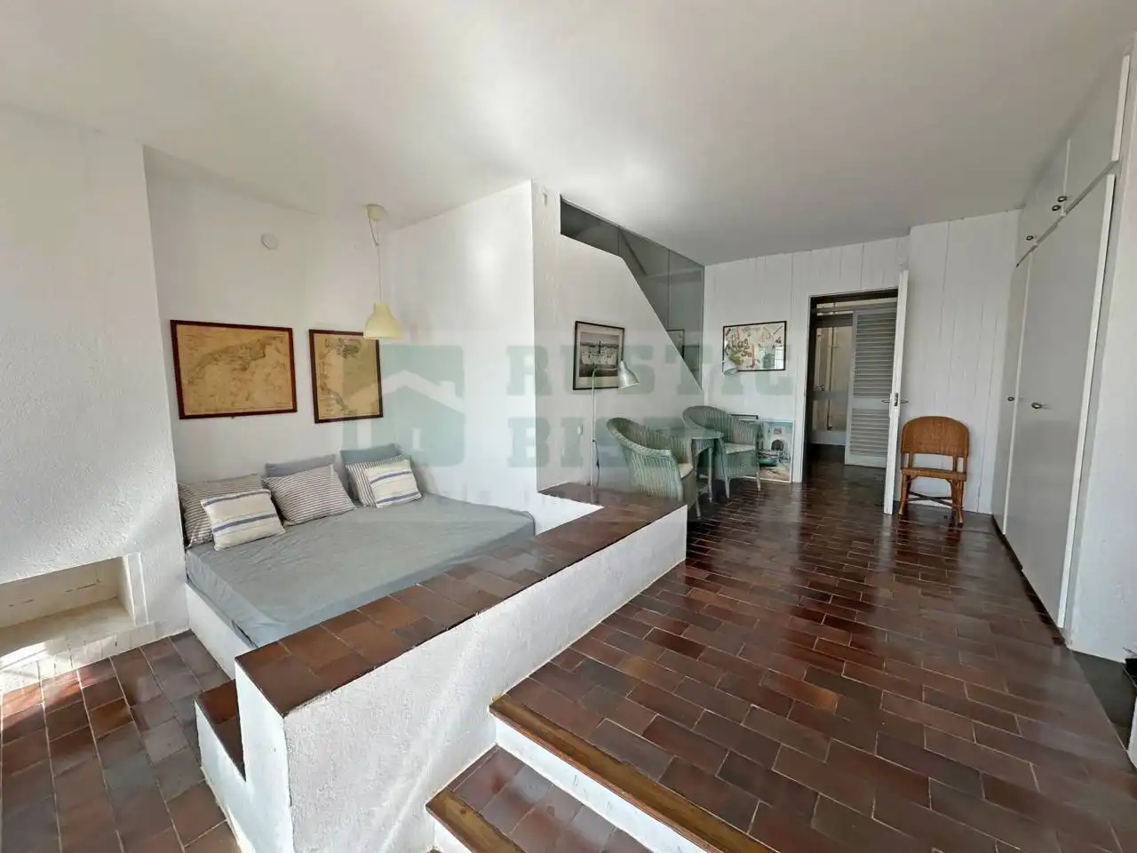 Sala d'estar de Casa adosada en venda en Palafrugell amb Calefacció, Terrassa i Moblat