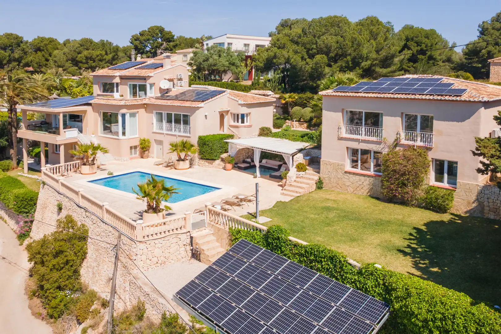 Exterior view of Houses for sale in Jávea / Xàbia  with Air Conditioner, Heating and Private garden