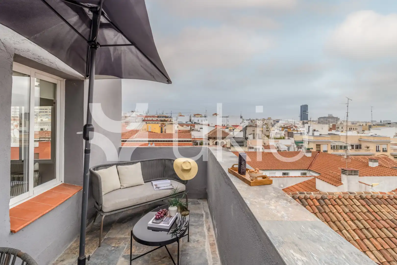 Terrace of Apartments for rent in Madrid  with Air Conditioner, Heating and Terrace