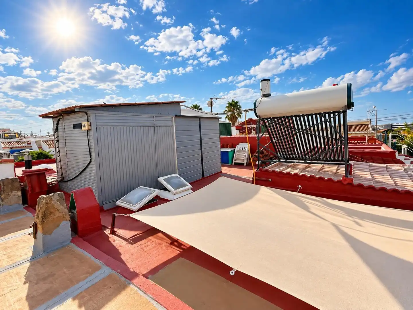 Terraza de Casa o chalet en venta en Torrevieja con Aire acondicionado, Jardín privado y Amueblado